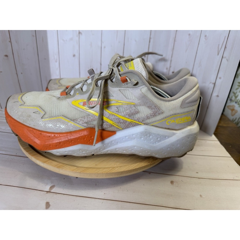 Brooks Caldera 7 Shoes Mens Size 12 Beige Trail Running DNA Loft 1104151D249 **